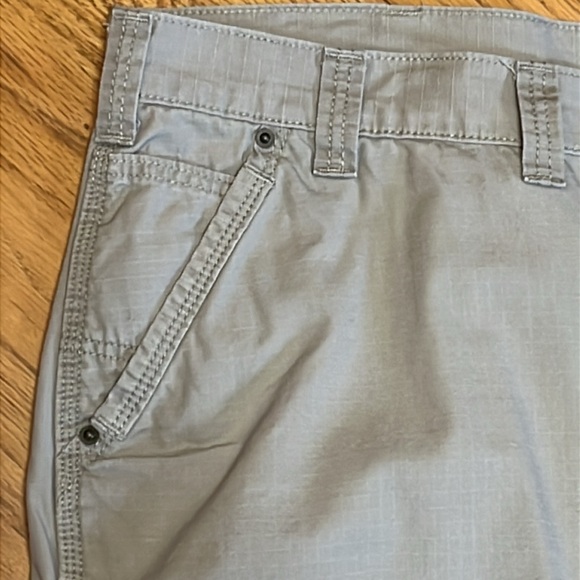Carhartt Relaxed Fit Khaki/Tan Shorts w/Utility Pocket, Crotch Gusset Men's 44 - Picture 6 of 10